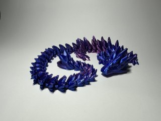 Kryształowy Smok - Fioletowo-Granatowy