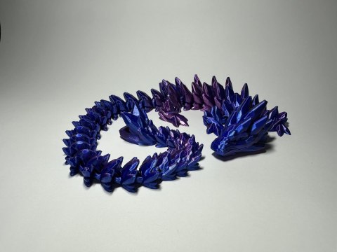 Kryształowy Smok - Fioletowo-Granatowy