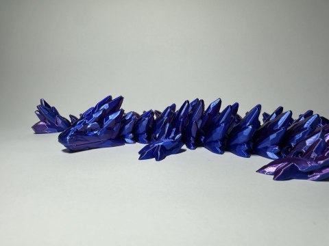 Kryształowy Smok - Fioletowo-Granatowy