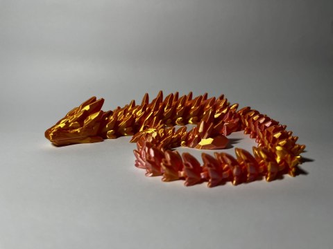 Kryształowy Smok - Złoto-Różowy