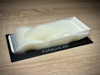 Porsche 956 figurka - model warstwowy