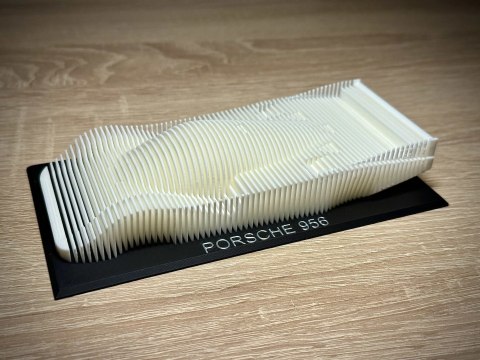 Porsche 956 figurka - model warstwowy