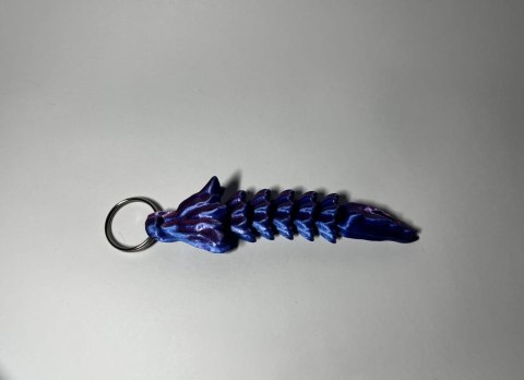 Smok - breloczek dwukolorowy