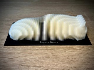Toyota Supra figurka - model warstwowy